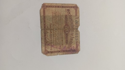 Zdjęcie oferty: 50 Pfennig 1917 rok Niemcy 