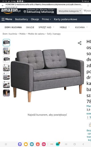 Zdjęcie oferty: Piękna kompaktowa sofa