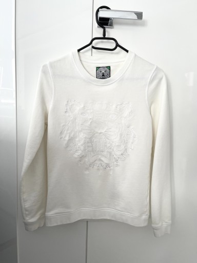 Zdjęcie oferty: Oryginalna bluza kenzo tiger biała ecru 34 XS