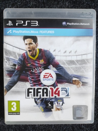 Zdjęcie oferty: Fifa 14 PS3 wersja pudełkowa DVD
