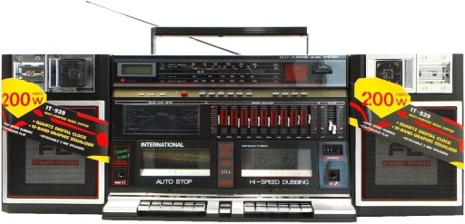 Zdjęcie oferty: Wieża Audio Maxim MX-939 Ghetto Boombox 1986 Retro