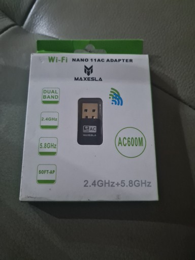 Zdjęcie oferty: USB WiFi Adapter MAXESLA 600M Dwu zakresowy