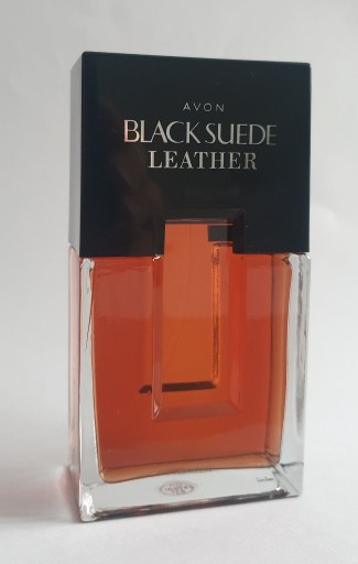 Zdjęcie oferty: Avon Black Suede Leather - uniakt! psikana