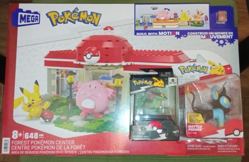 Zdjęcie oferty: Mattel Pokemon leśne centrum 648 el + gratisy