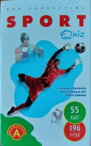 Zdjęcie oferty: Sport quiz. Gra edukacyjna