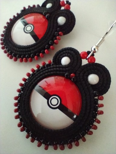 Zdjęcie oferty: Kolczyki Pokeball  Pokemon 