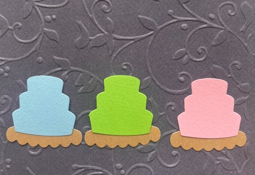 Zdjęcie oferty: Scrapki Tort urodzinowy ślub 6szt. Mix kolor