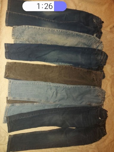 Zdjęcie oferty: Spodnie jeansy regulowane szczupłe wąskie 