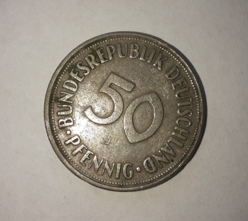 Zdjęcie oferty: Moneta 50 Pfennig z 1970r.