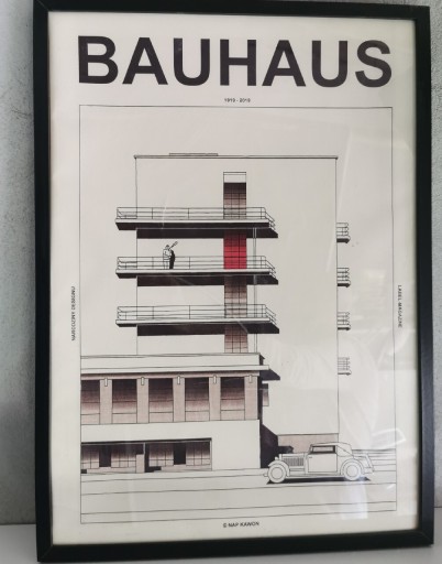 Zdjęcie oferty: Bauhaus. Art Deco. Grafika na ścianę. 