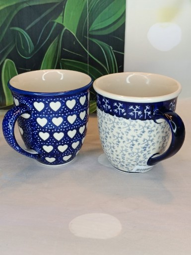 Zdjęcie oferty: Kubek ceramiczny Mars Bolesławiec 500ml dwupak ceramika Bolesławiec  