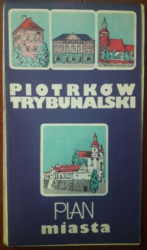 Zdjęcie oferty: Piotrków Trybunalskich plan miasta 1979