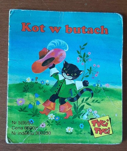 Zdjęcie oferty: Książeczka seria Tyci Tyci 1993 bajka Kot w butach