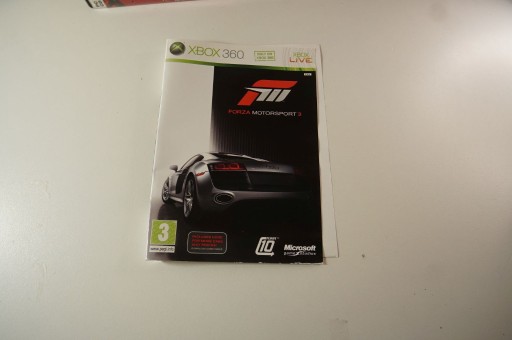 Zdjęcie oferty: Okładka forza motorsport 3 xbox 360 