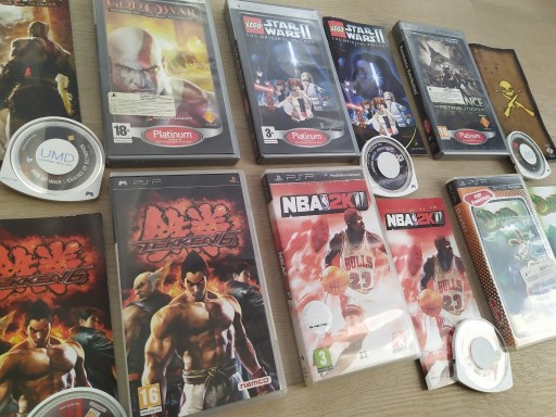 Zdjęcie oferty: Gry PSP - God of War, Tekken, Lego, NBA 2K11