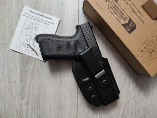 Zdjęcie oferty: Kabura kydex IWB wewnętrzna Glock 19 kolimator