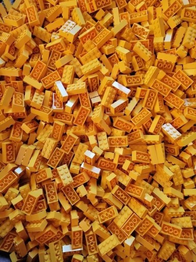 Zdjęcie oferty: Klocki lego 2x4 Brick Cegła (3001) żółty 10 szt