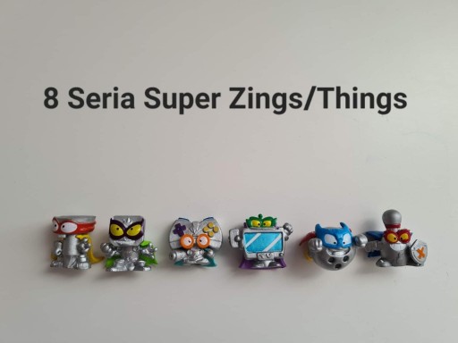 Zdjęcie oferty: Super zings things srebrny srebrne seria 2-8