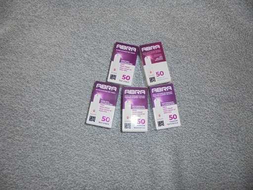 Zdjęcie oferty: PASKI TESTOWE DO GLUKOMETRU ABRA 50 SZT Abra smart Abra smart bt Abra PRO