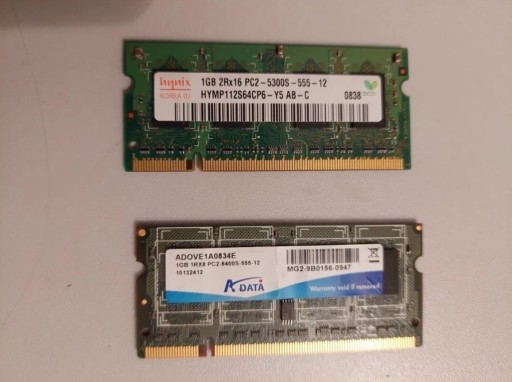 Zdjęcie oferty: Pamięć RAM DDR2 2GB SO-DIMM Adata Hynix