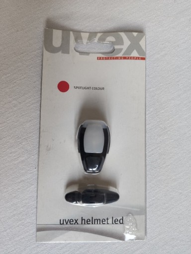 Zdjęcie oferty: Lampka rowerowa LED UVEX na kask tylna czerwona