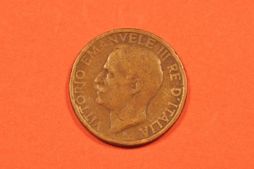 Zdjęcie oferty: Włochy 10 centesimi 1922 r.