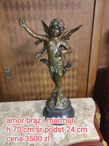 Zdjęcie oferty: Amor rzeźba z brązu 