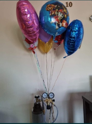 Zdjęcie oferty: Balony z helem.Napełnianie