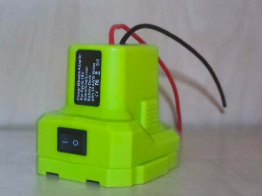 Zdjęcie oferty: Adapter akumulatorowy do Ryobi – z przewodami i wyłącznikiem