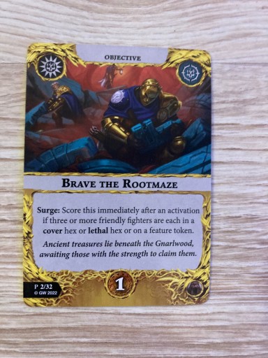 Zdjęcie oferty: Wh Underworlds Brave the Rootmaze altern. karta