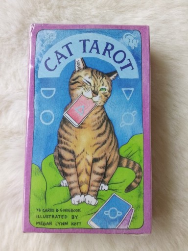 Zdjęcie oferty: Tarot gra karciana koty tarota zestaw 78 kart 