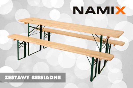 Zdjęcie oferty: NAMIX zestaw biesiadny piwny cateringowy 60x220 cm