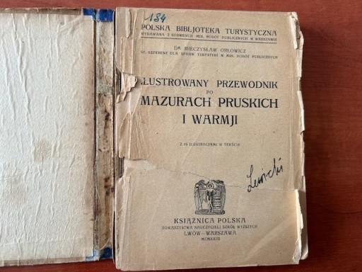 Zdjęcie oferty: Przewodnik- Mazury Pruskie i Warmia-Orłowicz 1923 
