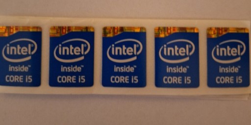 Zdjęcie oferty: Naklejka Intel Core I 5 Inside. 