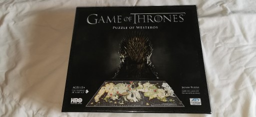 Zdjęcie oferty: puzzle 4D Game of Thrones: Puzzle of Westeros