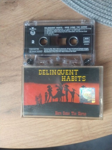 Zdjęcie oferty: Deliquent Habits kaseta audio rap