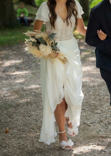 Zdjęcie oferty: Suknia ślubna w stylu rustykalnym