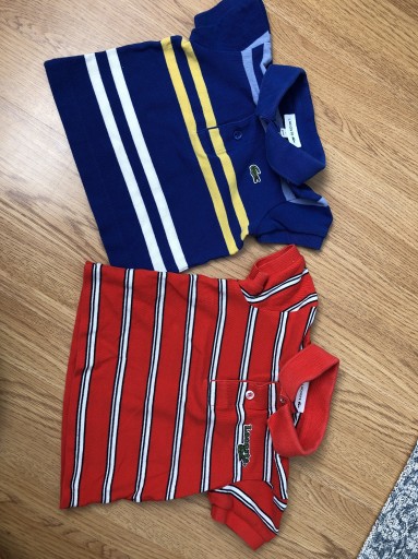 Zdjęcie oferty: Dwie koszulki polo Lacoste 80