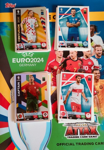 Zdjęcie oferty: Match attax EURO 2024 zestaw 50 kart ORYGINALNE