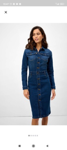 Zdjęcie oferty: Sukienka jeansowa długa Orsay S/36
