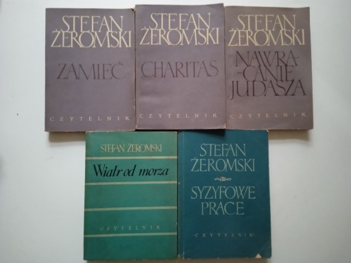 Zdjęcie oferty: STEFAN ŻEROMSKI ZESTAW 5 KSIĄŻEK