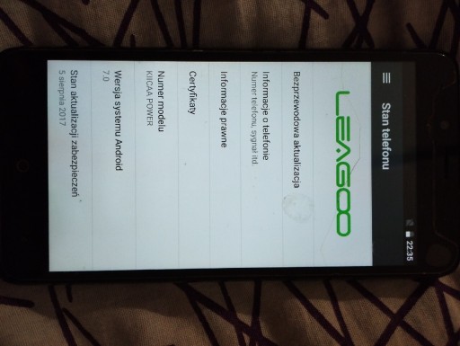 Zdjęcie oferty: Leagoo kicaa power 