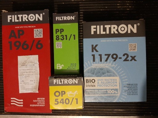 Zdjęcie oferty: Zestaw filtrow Citroen, Peugeot, DS