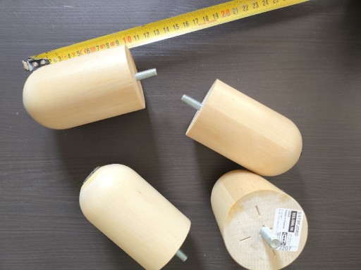 Zdjęcie oferty: Ikea Batsfjord nogi 10 cm jasna sosna