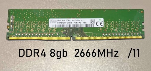 Zdjęcie oferty: Pamięć RAM DDR4 oryginalne Koreańskie 8Gb 2666MHz c11