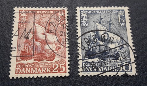 Zdjęcie oferty: Znaczki Dania 1951 kasowane 
