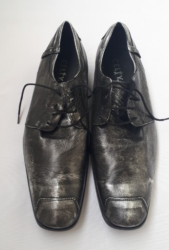 Zdjęcie oferty: Męskie skórzane eleganckie buty   pantofle 45