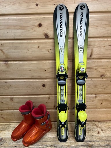 Zdjęcie oferty: ZESTAW narty Rossignol 90cm + buty Racer 19cm