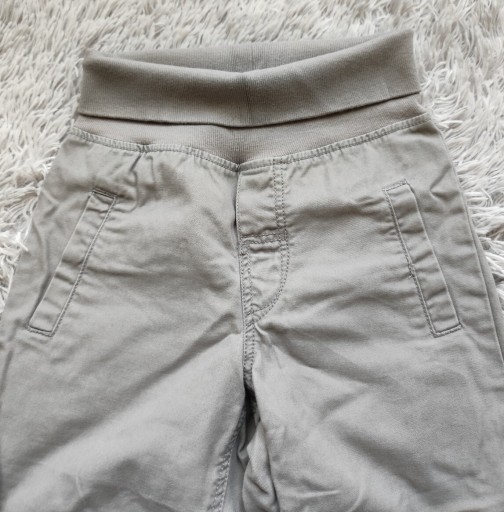 Zdjęcie oferty: Jeansy na gumce H&M r. 92 szare 