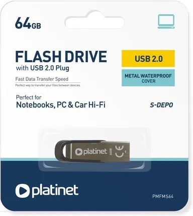 Zdjęcie oferty: Pendrive Platinet X-Depo 64 GB USB 2.0 czarny 